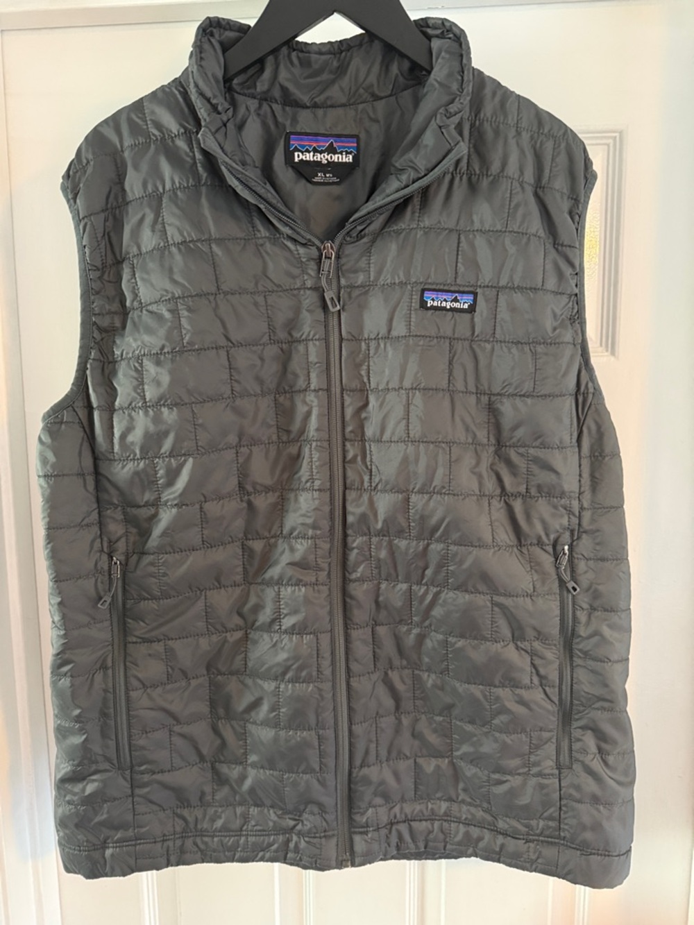 Patagonia Men’s Gray Quilted Nano Puff Vest
